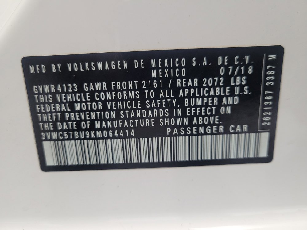 Used 2019 Volkswagen Jetta S w/ Driver Assistance Package image 33