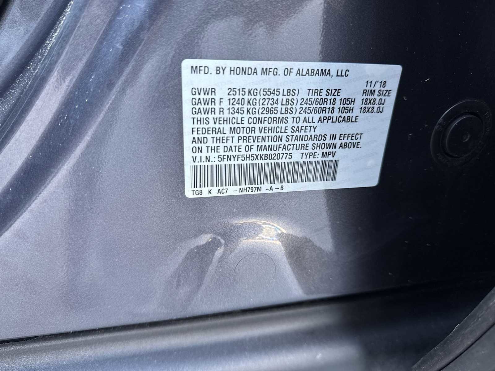 Used 2019 Honda Pilot EX-L image 35