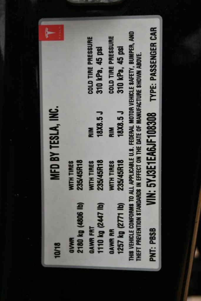Used 2018 Tesla Model 3 Long Range image 44