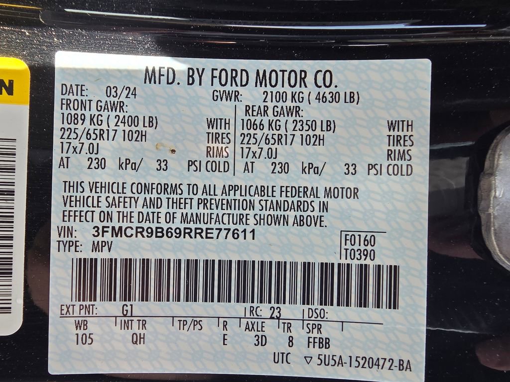 Used 2024 Ford Bronco Sport Big Bend AWD/4WD image 32