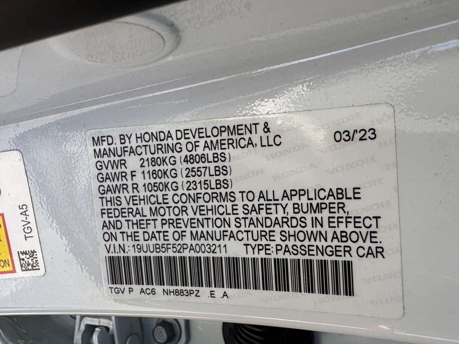 Used 2023 Acura TLX w/ A-SPEC Package FWD image 16