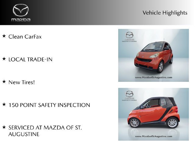 Used 2008 smart fortwo passion RWD image 2