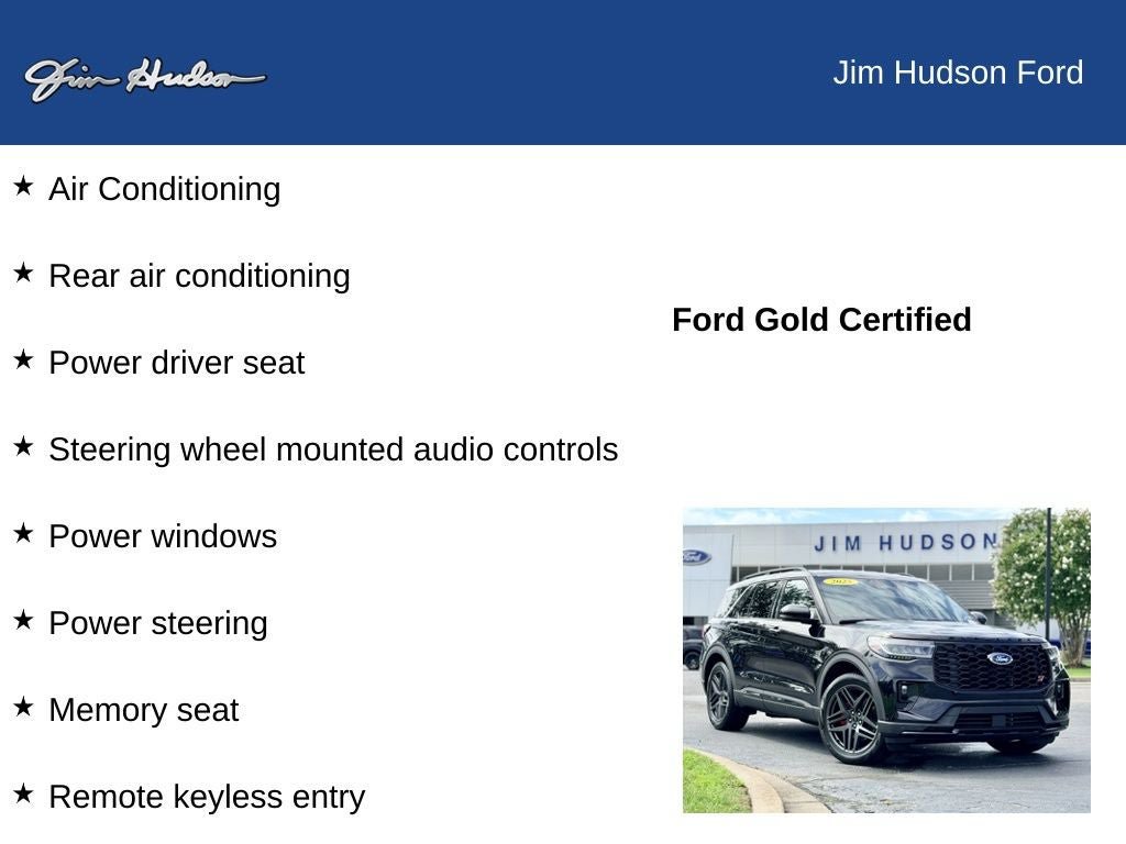 Certified 2025 Ford Explorer ST RWD image 13
