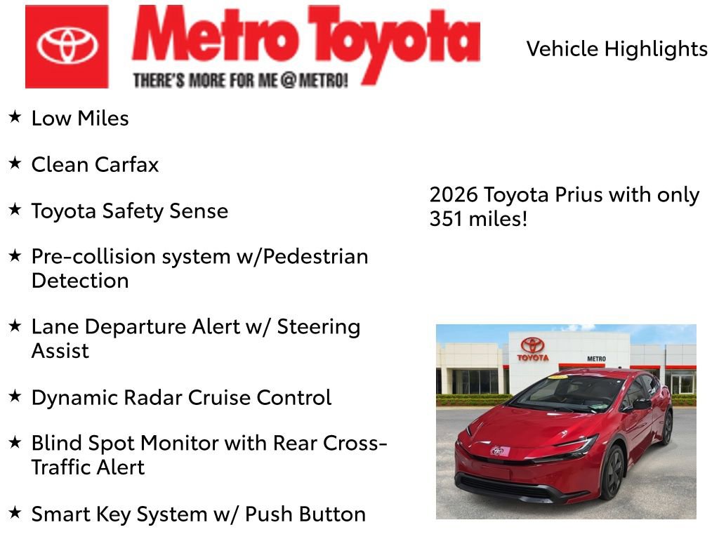 Used 2026 Toyota Prius LE image 7