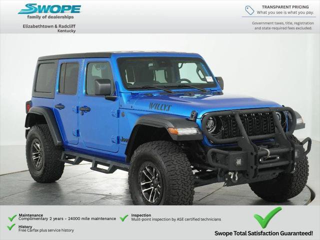 Certified 2025 Jeep Wrangler Unlimited Sport AWD/4WD video 1