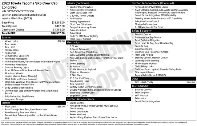 Used 2023 Toyota Tacoma SR5 image 10