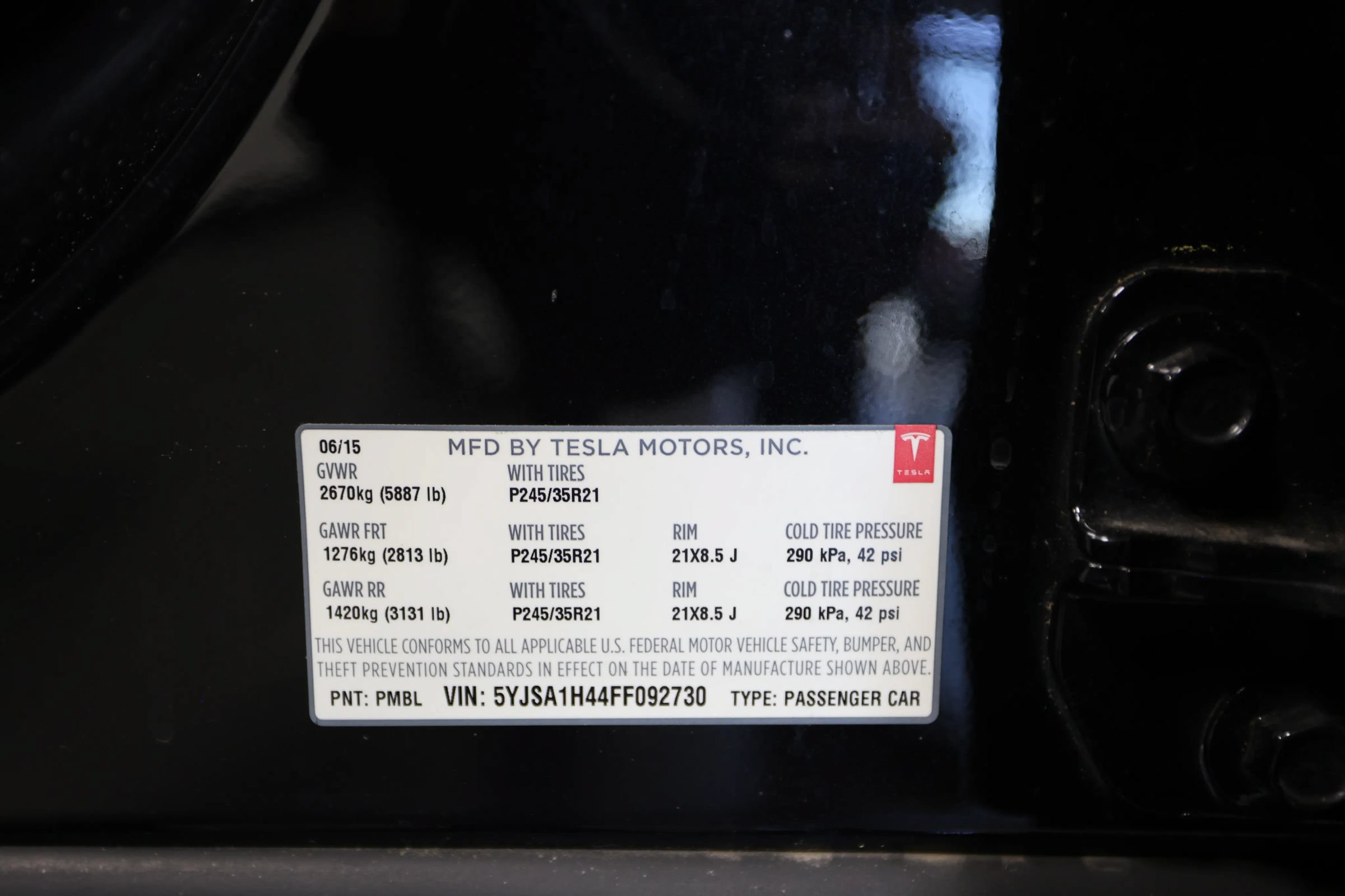 Used 2015 Tesla Model S P85D AWD/4WD image 30
