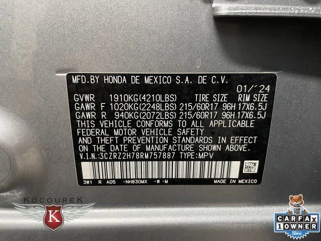 Used 2024 Honda HR-V EX-L image 28