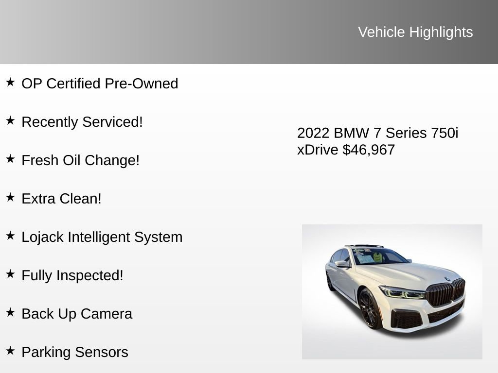 Used 2022 BMW 750i xDrive w/ Executive Package image 4