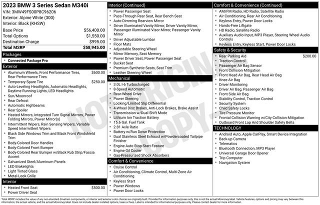 Used 2023 BMW M340i image 28