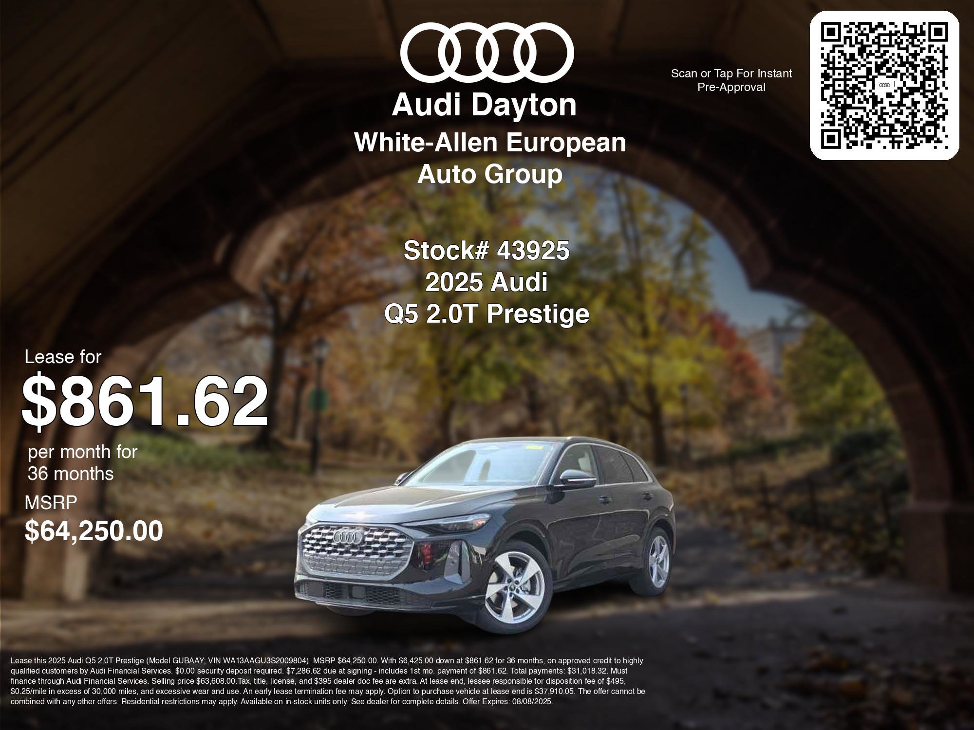 New 2025 Audi Q5 Prestige image 3
