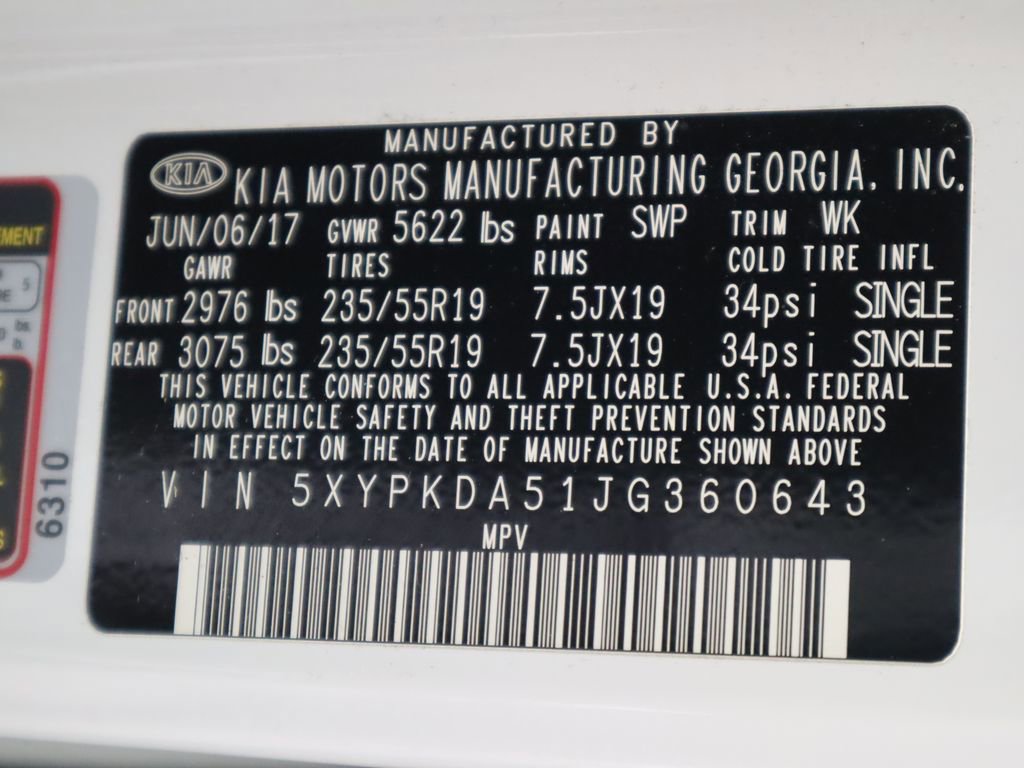 Used 2018 Kia Sorento SX image 37