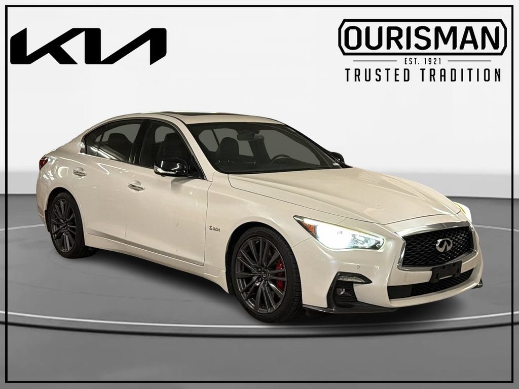 Used 2018 INFINITI Q50 Red Sport 400 w/ Cargo Package (L95) RWD image 1