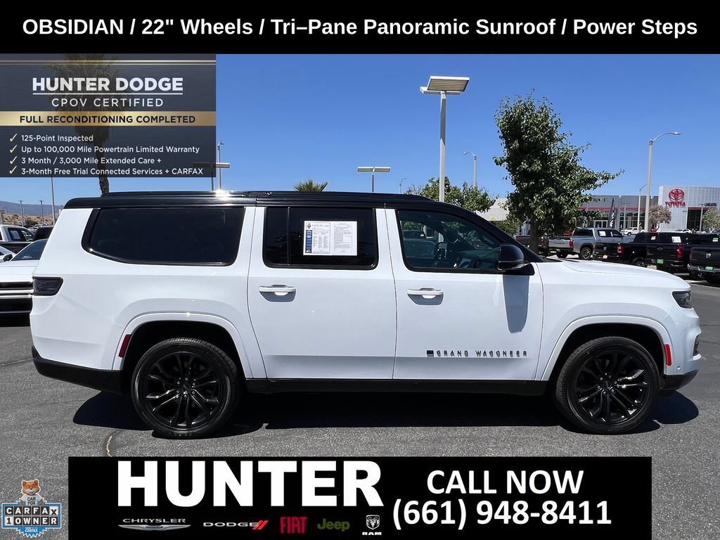 Certified 2024 Jeep Grand Wagoneer L Series II w/ Quick Order Packagew 28T AWD/4WD image 10
