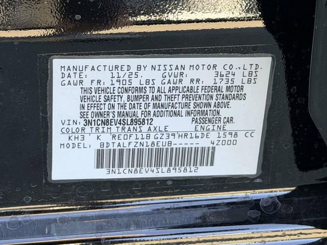 New 2025 Nissan Versa SV w/ Trunk Package image 24