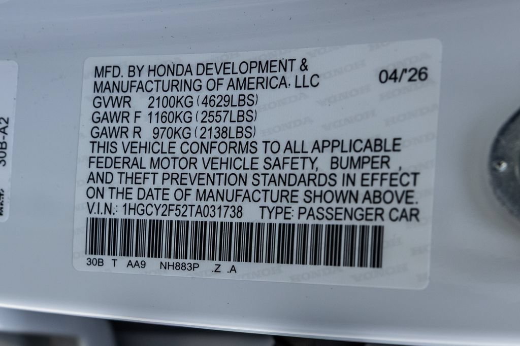 New 2026 Honda Accord Sport image 14
