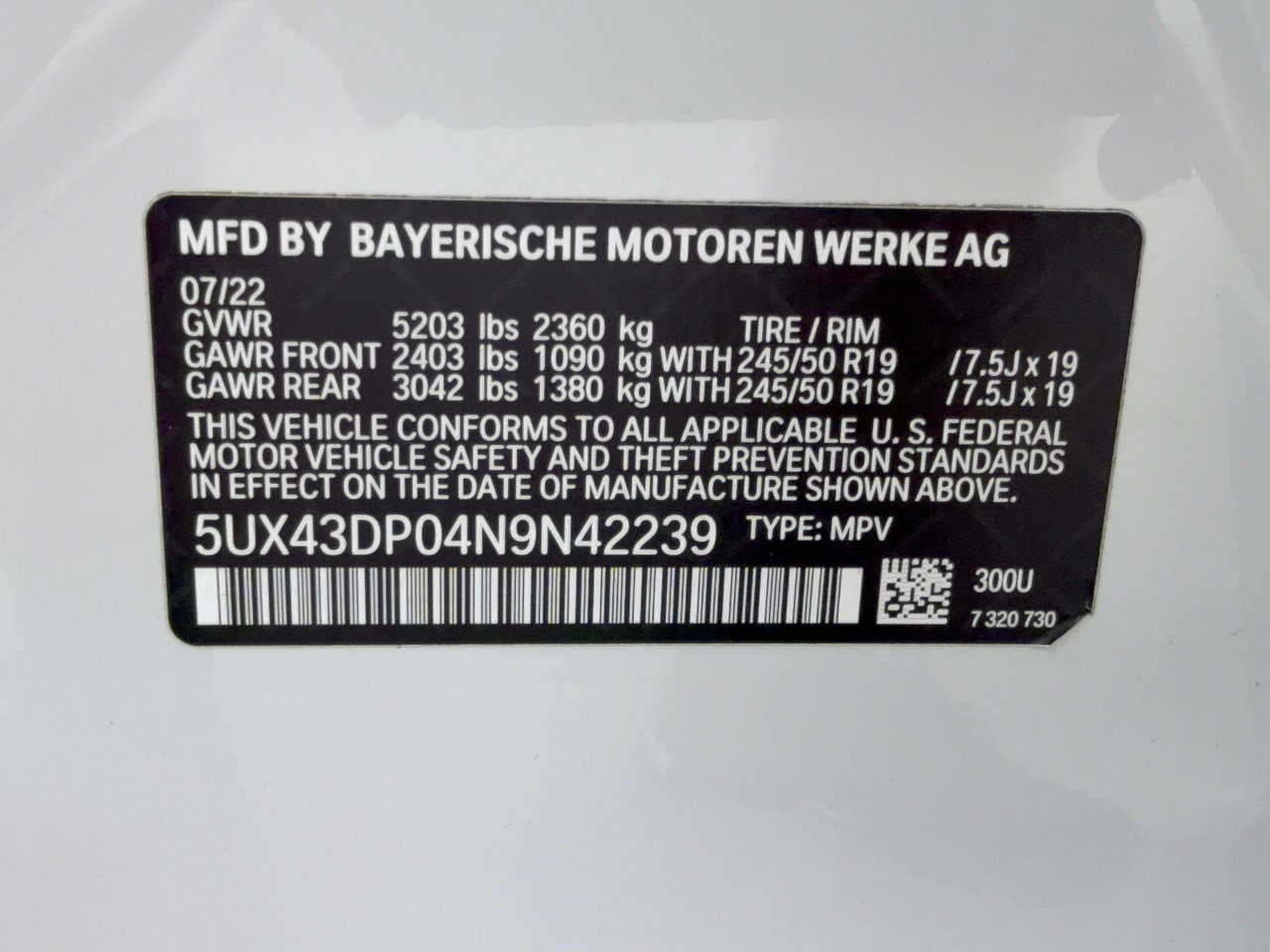 Used 2022 BMW X3 sDrive30i w/ Convenience Package RWD image 31