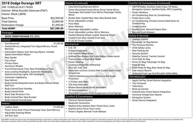 Used 2018 Dodge Durango SRT image 6