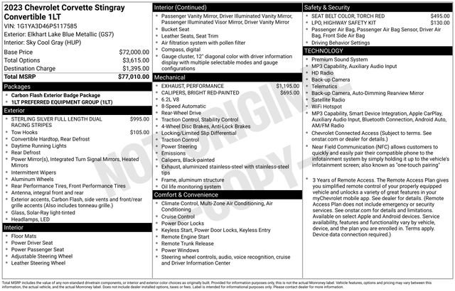 Used 2023 Chevrolet Corvette Stingray Convertible w/ 1LT RWD video 2