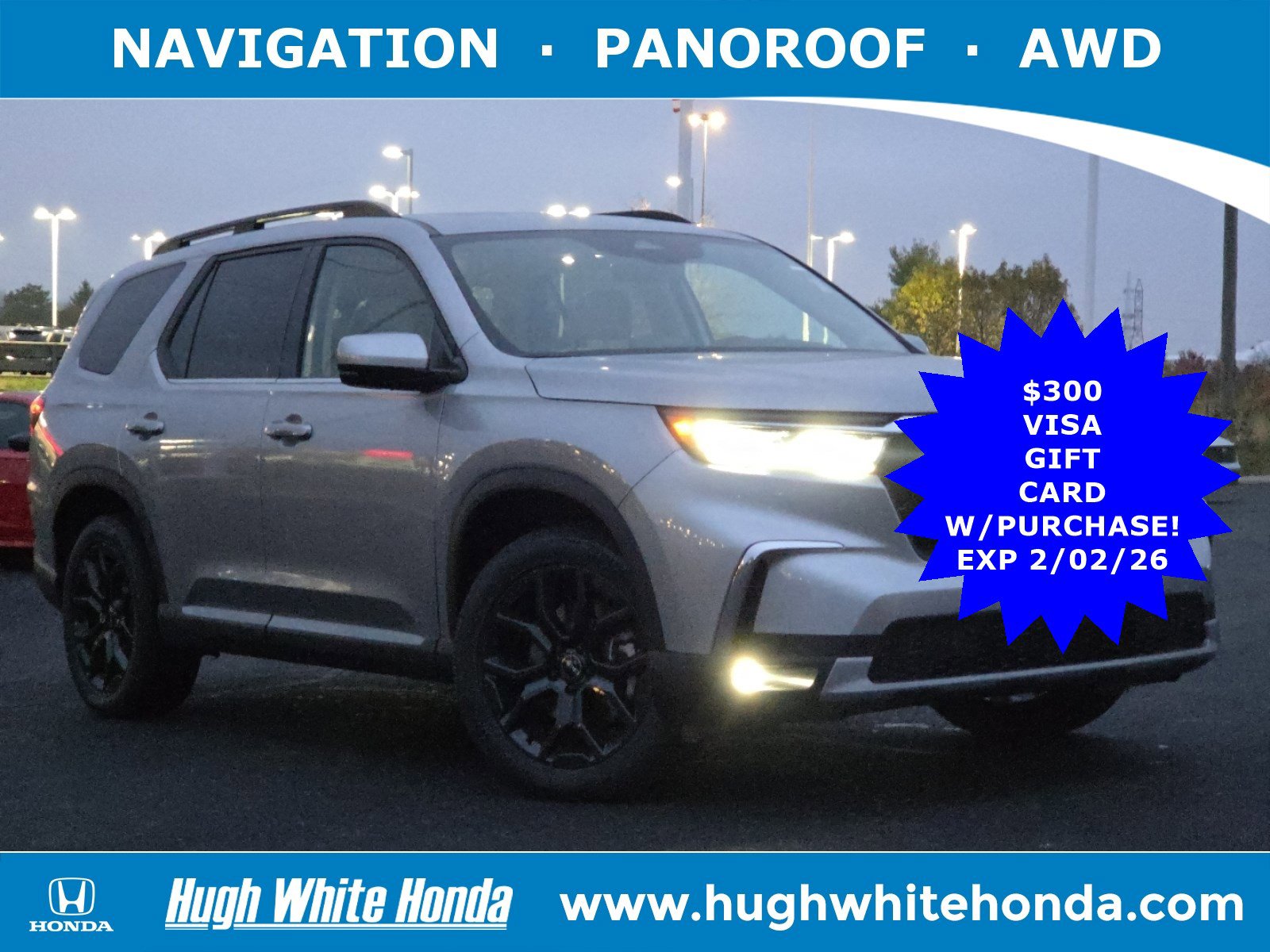 New 2025 Honda Pilot Touring