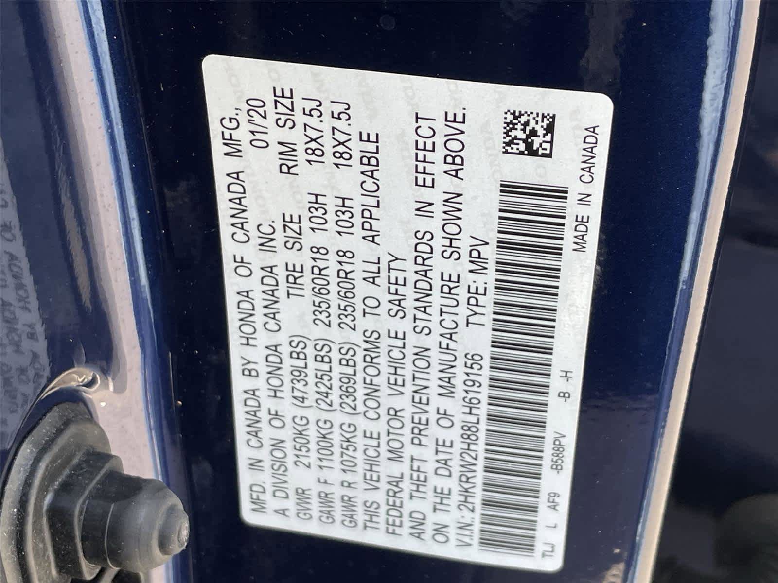 Used 2020 Honda CR-V EX-L image 33