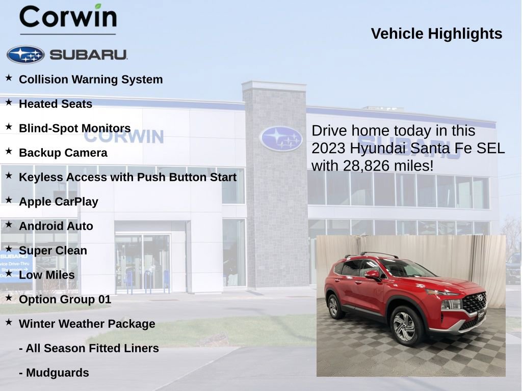 Used 2023 Hyundai Santa Fe SEL w/ Winter Weather Package AWD/4WD image 6