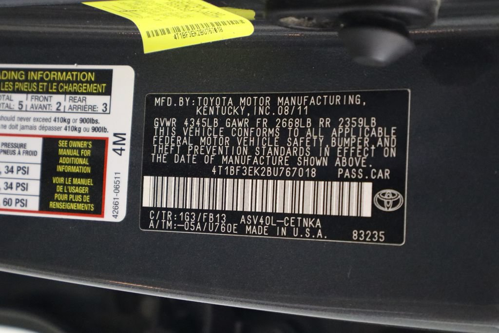 Used 2011 Toyota Camry LE FWD image 28
