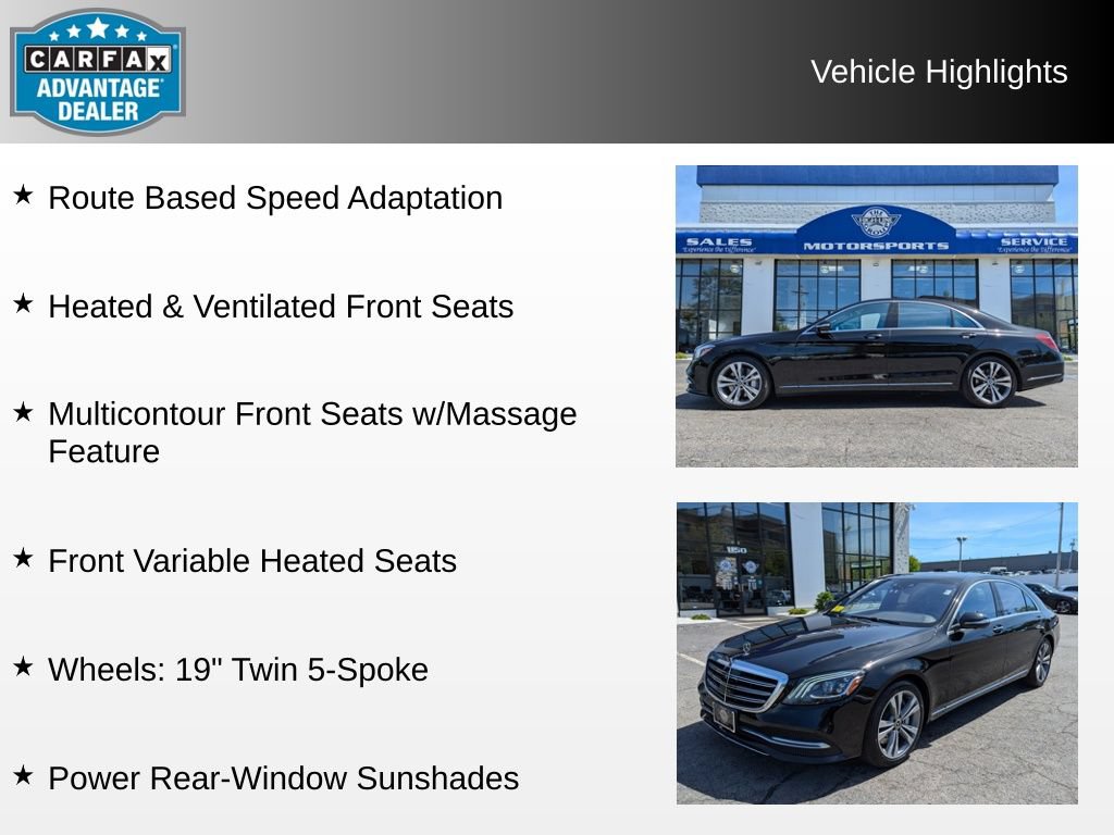 Used 2019 Mercedes-Benz S 450 4MATIC Sedan image 12