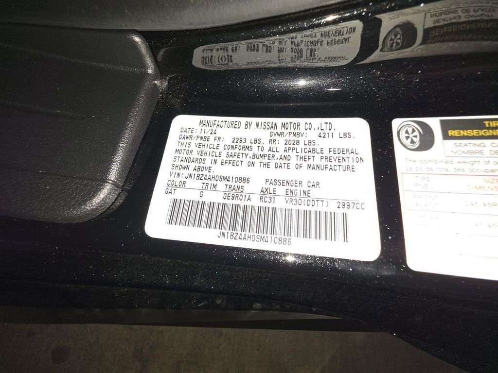 Used 2025 Nissan Z Sport w/ Floor Mat Package RWD image 6