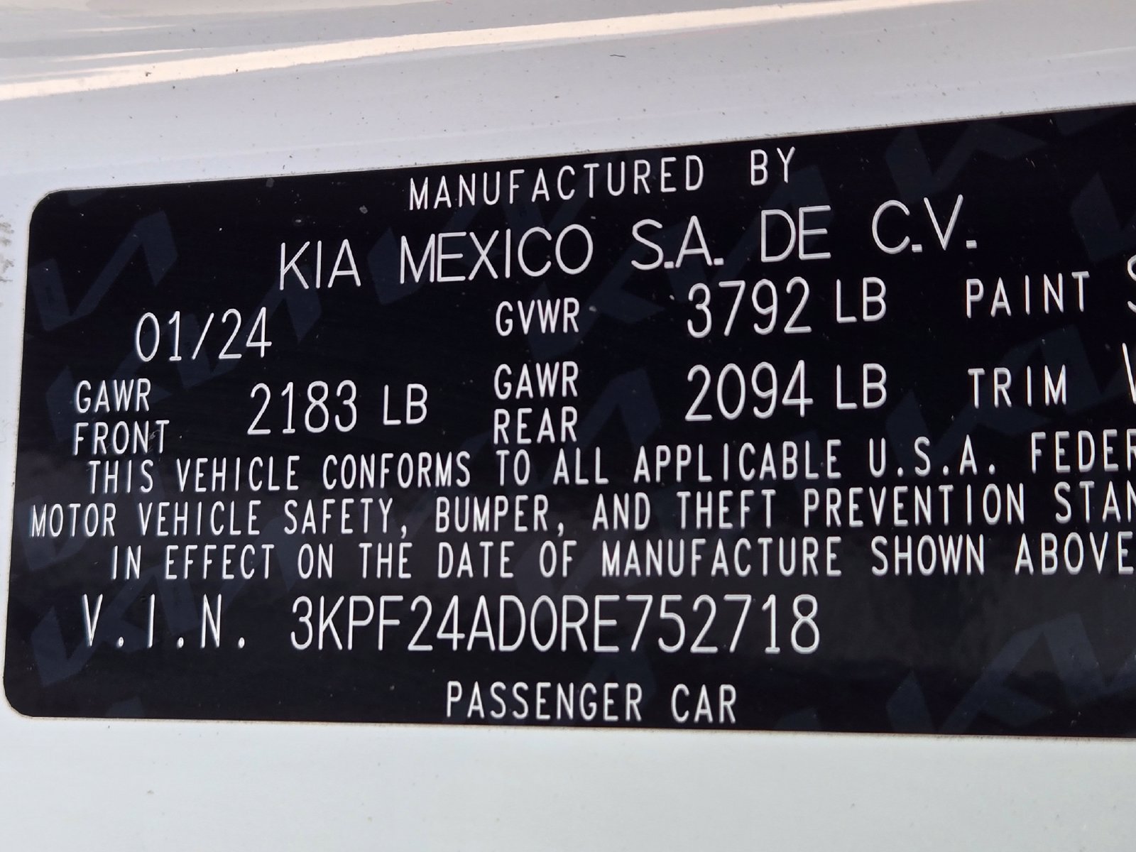 Used 2024 Kia Forte LXS FWD image 12