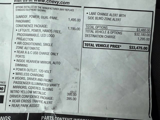 Used 2024 Chevrolet TrailBlazer ACTIV w/ Convenience Package AWD/4WD image 32