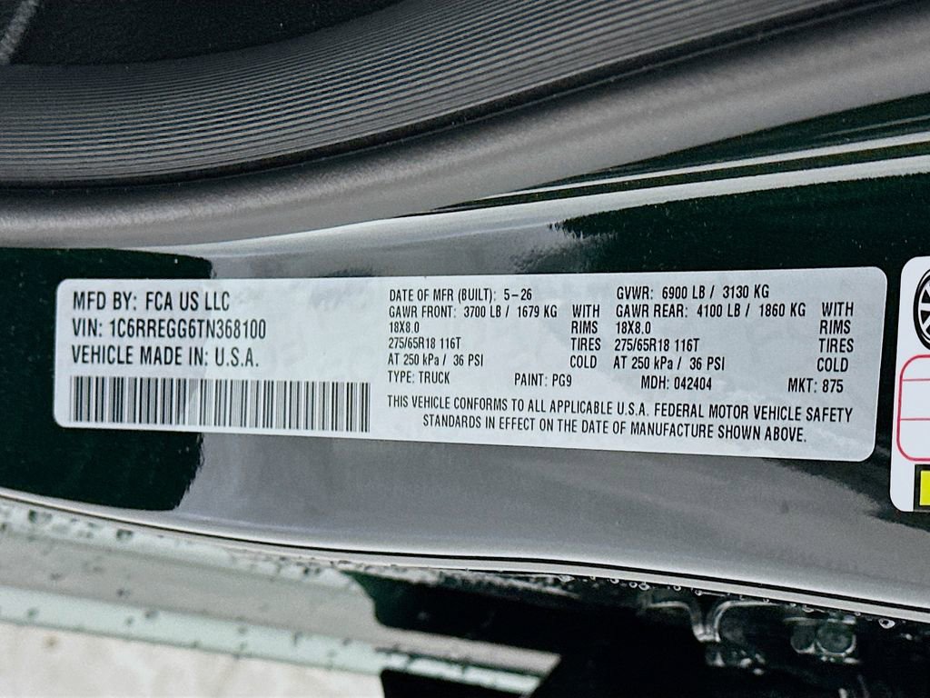 New 2026 RAM 1500 Tradesman RWD image 18