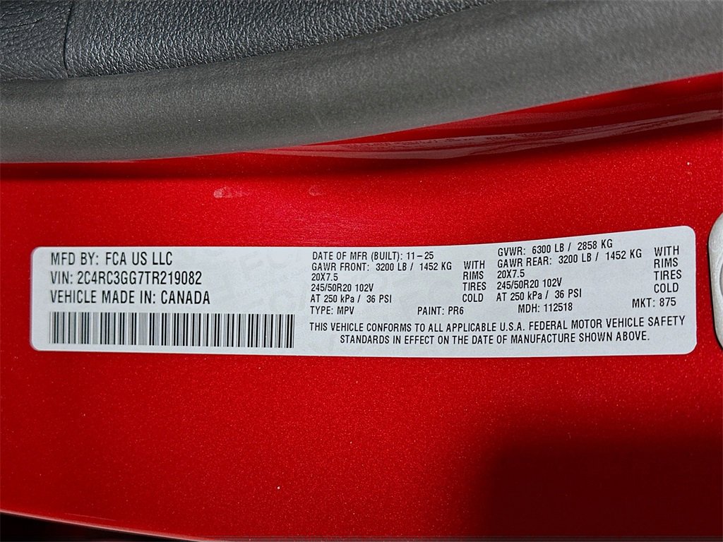 New 2026 Chrysler Pacifica Limited w/ S Appearance Package image 8