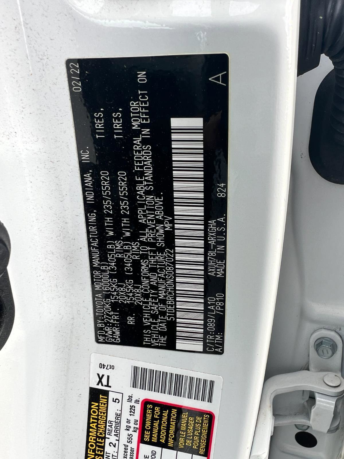 Used 2022 Toyota Highlander Platinum image 45