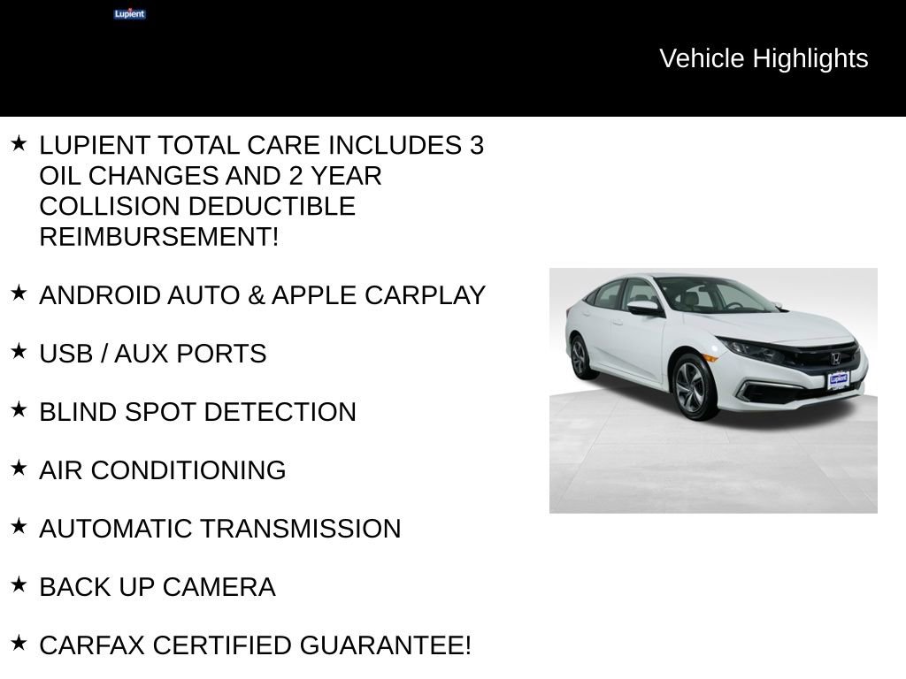Used 2019 Honda Civic LX image 5