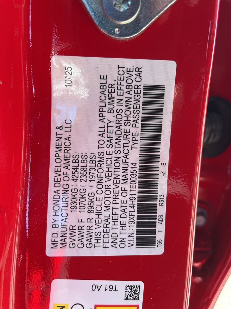 Used 2026 Honda Civic Sport Touring image 12