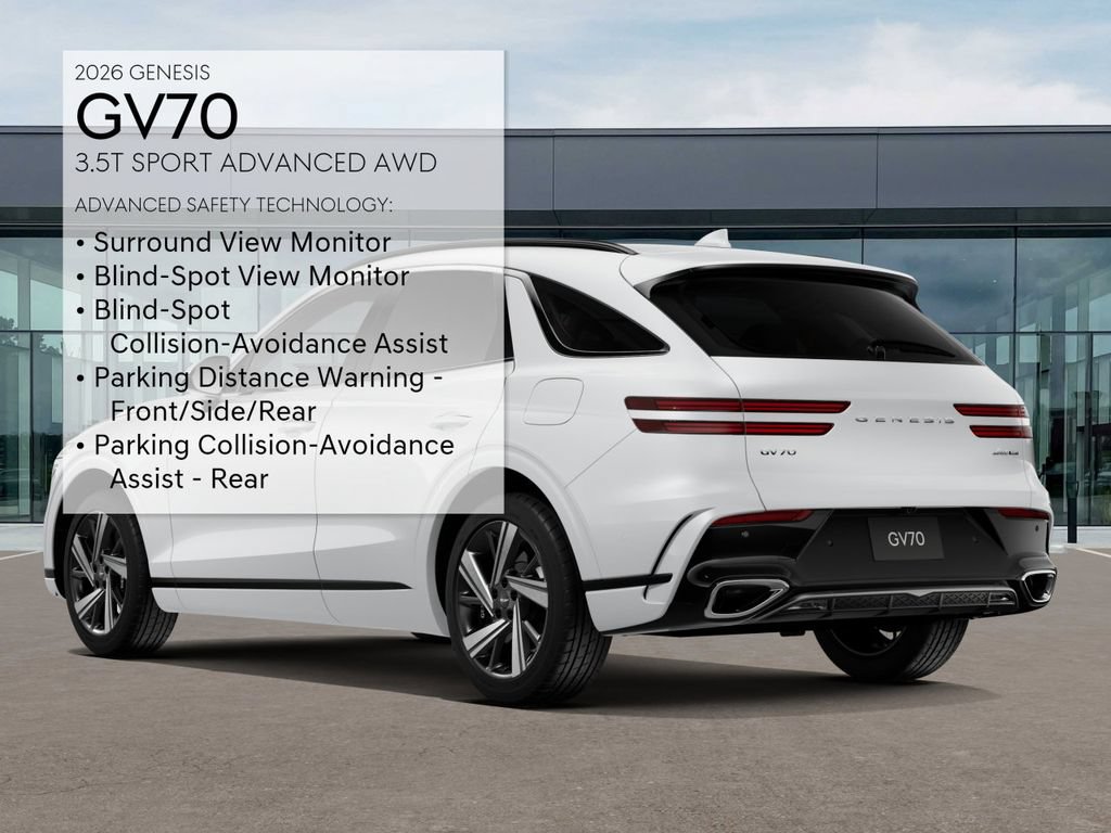 New 2026 Genesis GV70 3.5T Sport Advanced AWD/4WD image 7