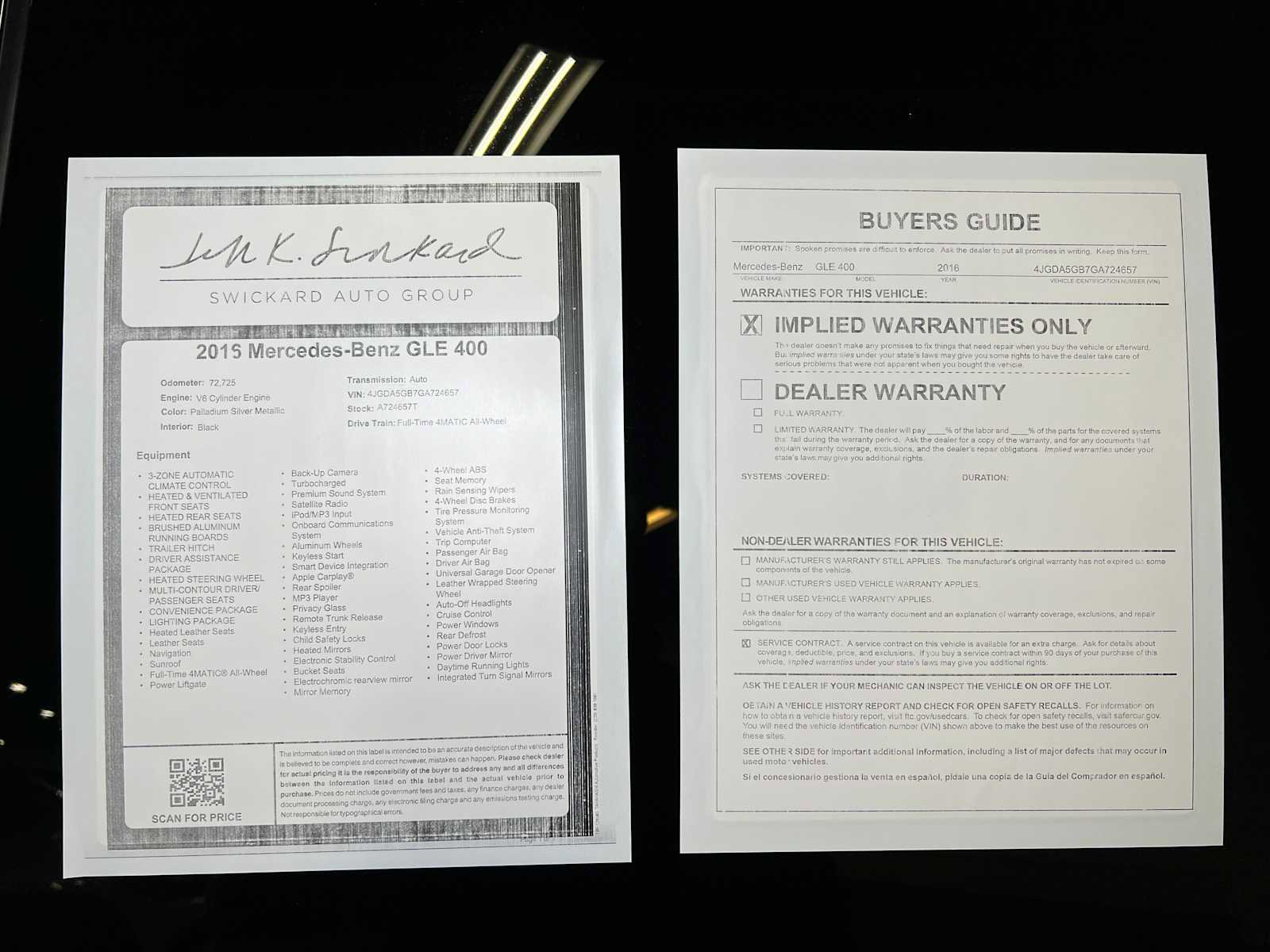 Used 2016 Mercedes-Benz GLE 400 4MATIC image 45