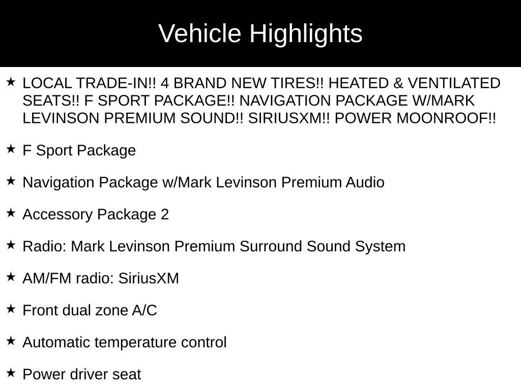 Used 2016 Lexus IS 350 AWD w/ F Sport Package image 33