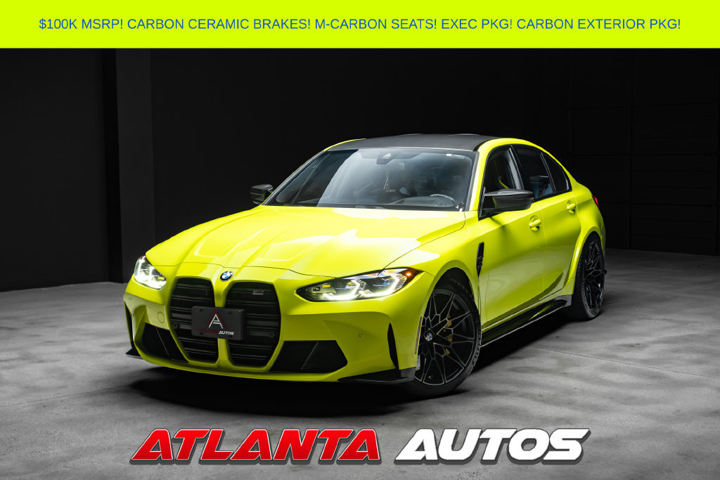 Used 2021 BMW M3 Competition w/ M Carbon Exterior Package