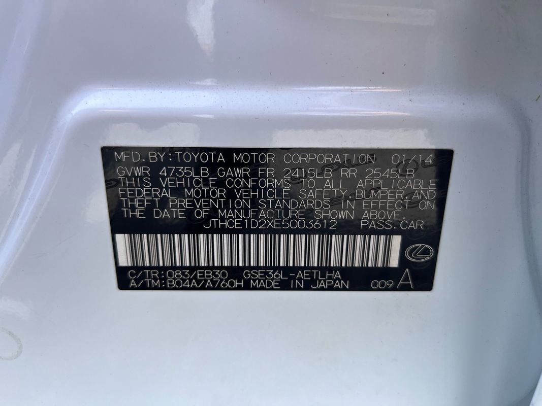 Used 2014 Lexus IS 350 AWD w/ F Sport Package image 28