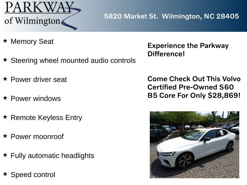 Certified 2025 Volvo S60 B5 Core FWD image 6