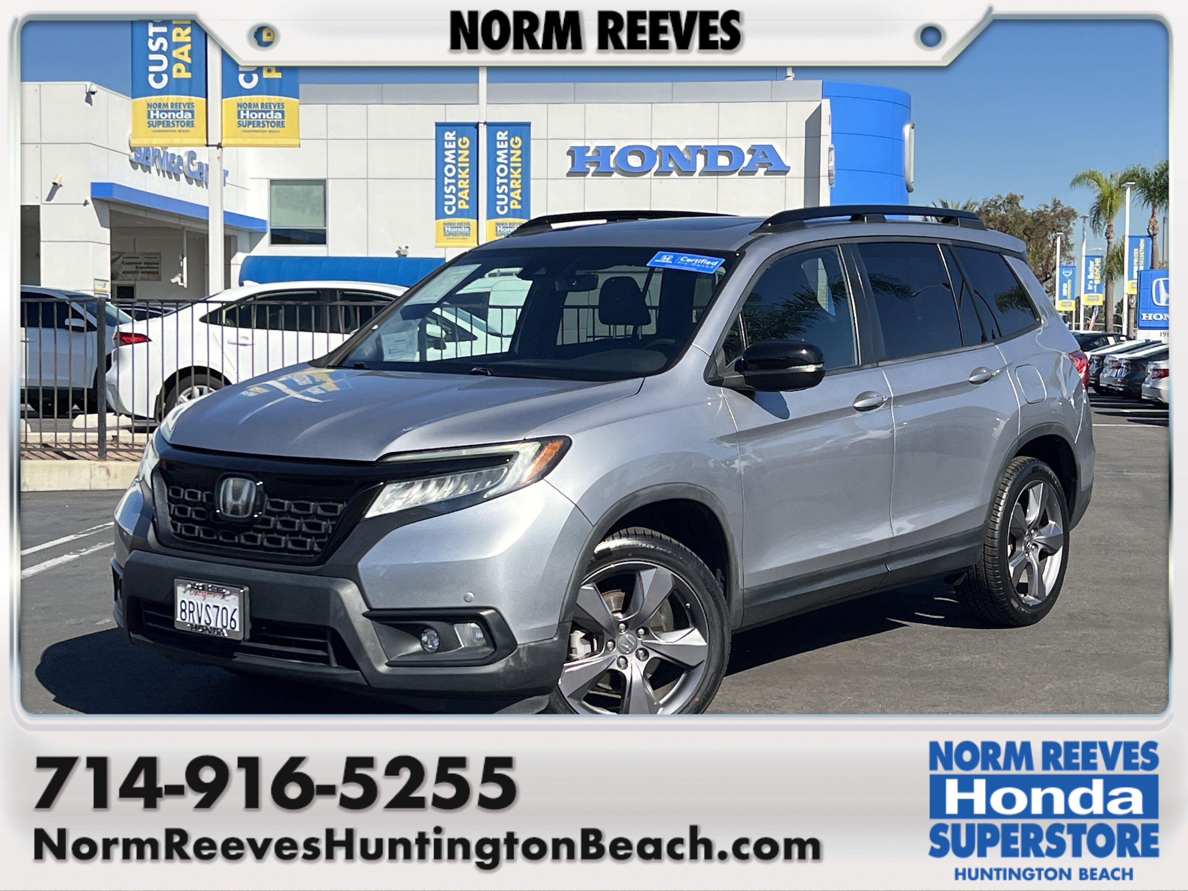Certified 2019 Honda Passport Touring
