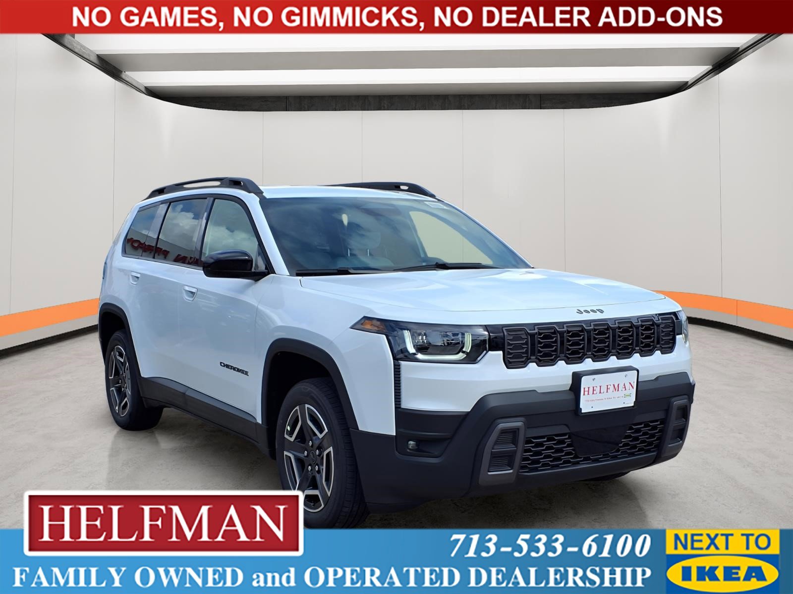 New 2026 Jeep Cherokee Laredo AWD/4WD image 1