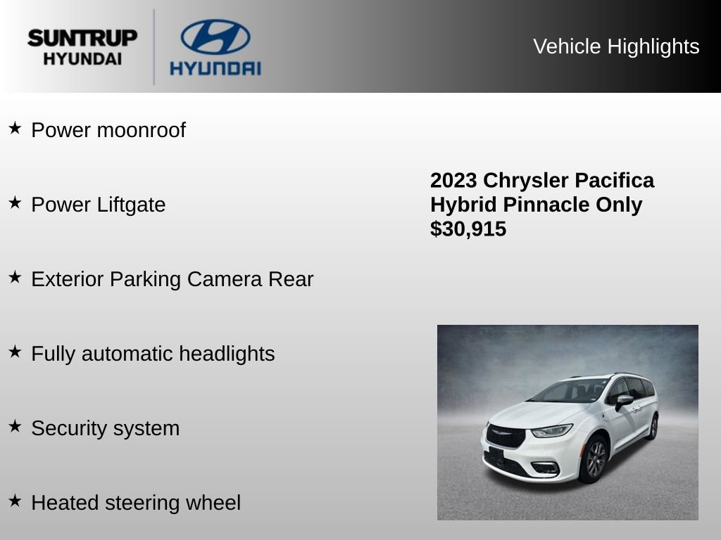 Used 2023 Chrysler Pacifica Pinnacle FWD image 16