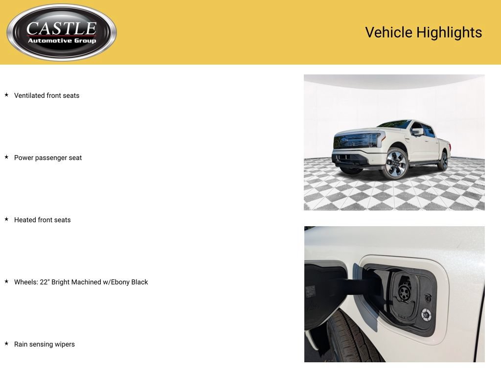 Used 2023 Ford F150 Lightning Platinum AWD/4WD image 7