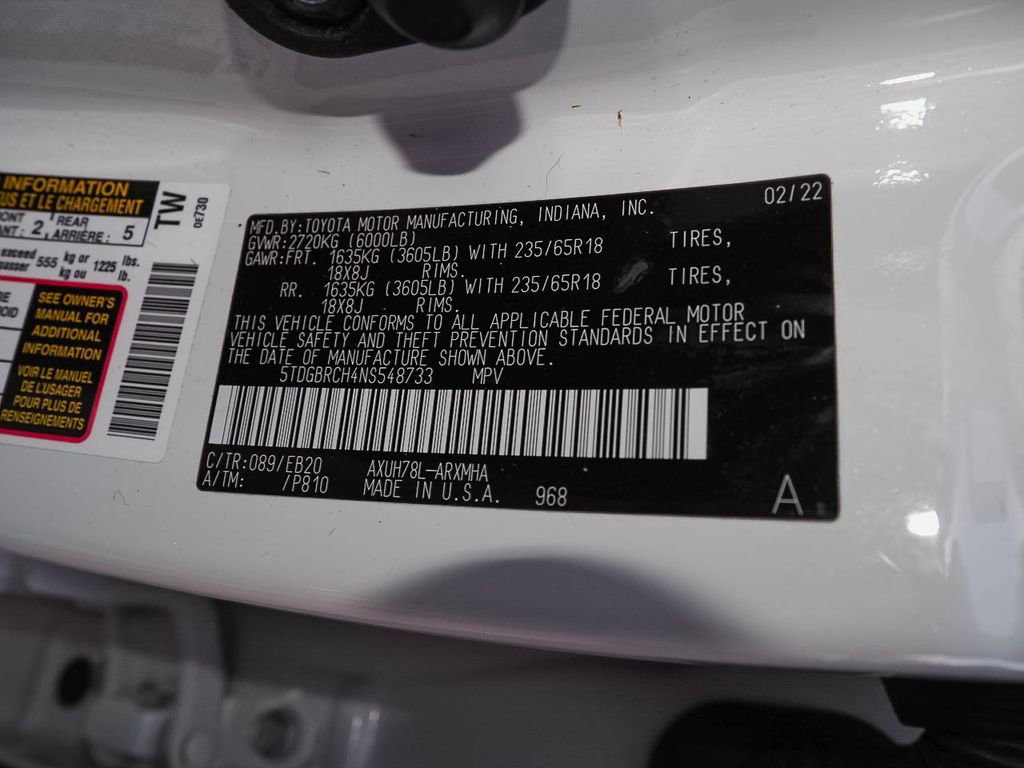 Used 2022 Toyota Highlander XLE image 40