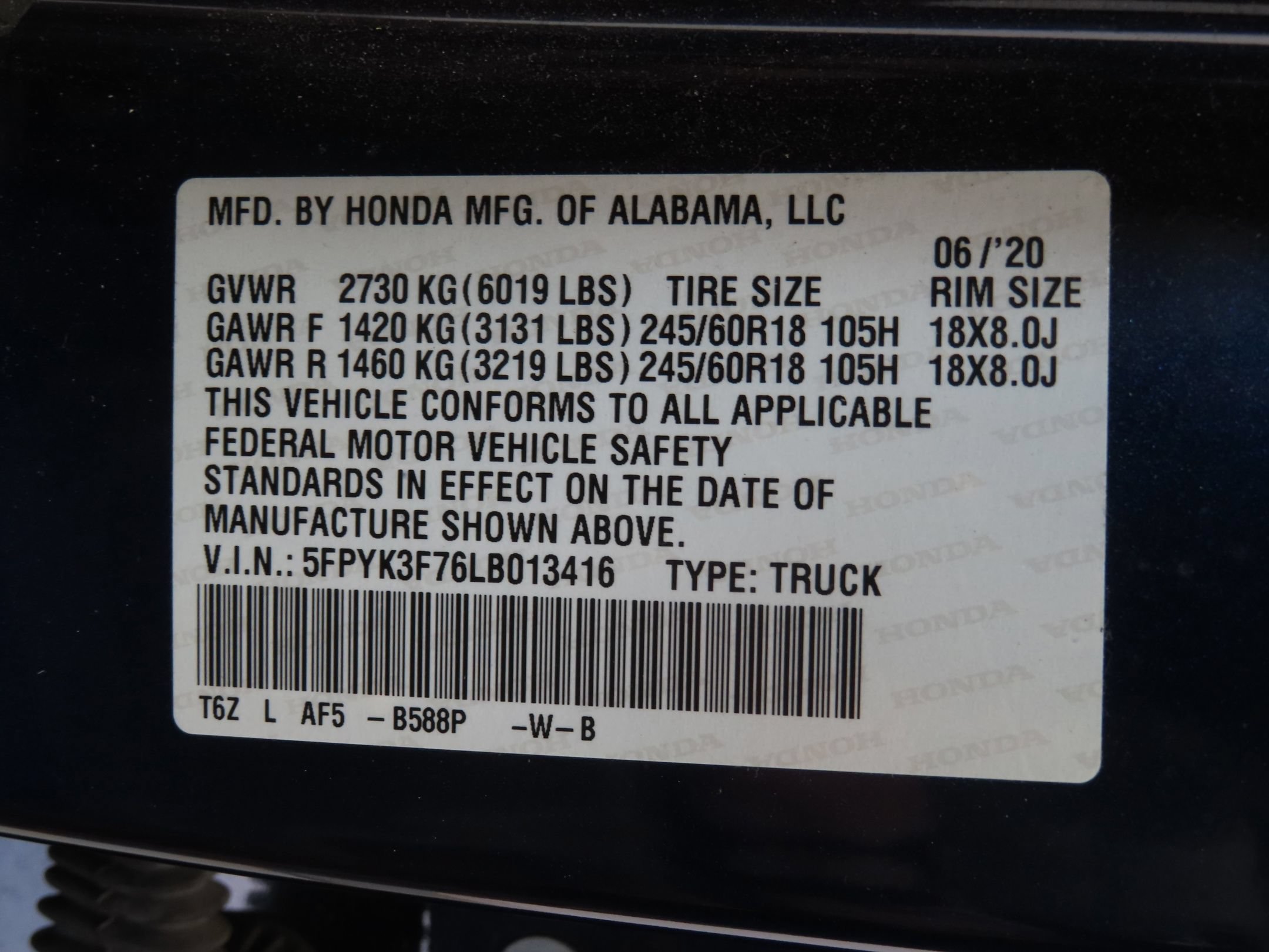 Used 2020 Honda Ridgeline RTL-E image 29
