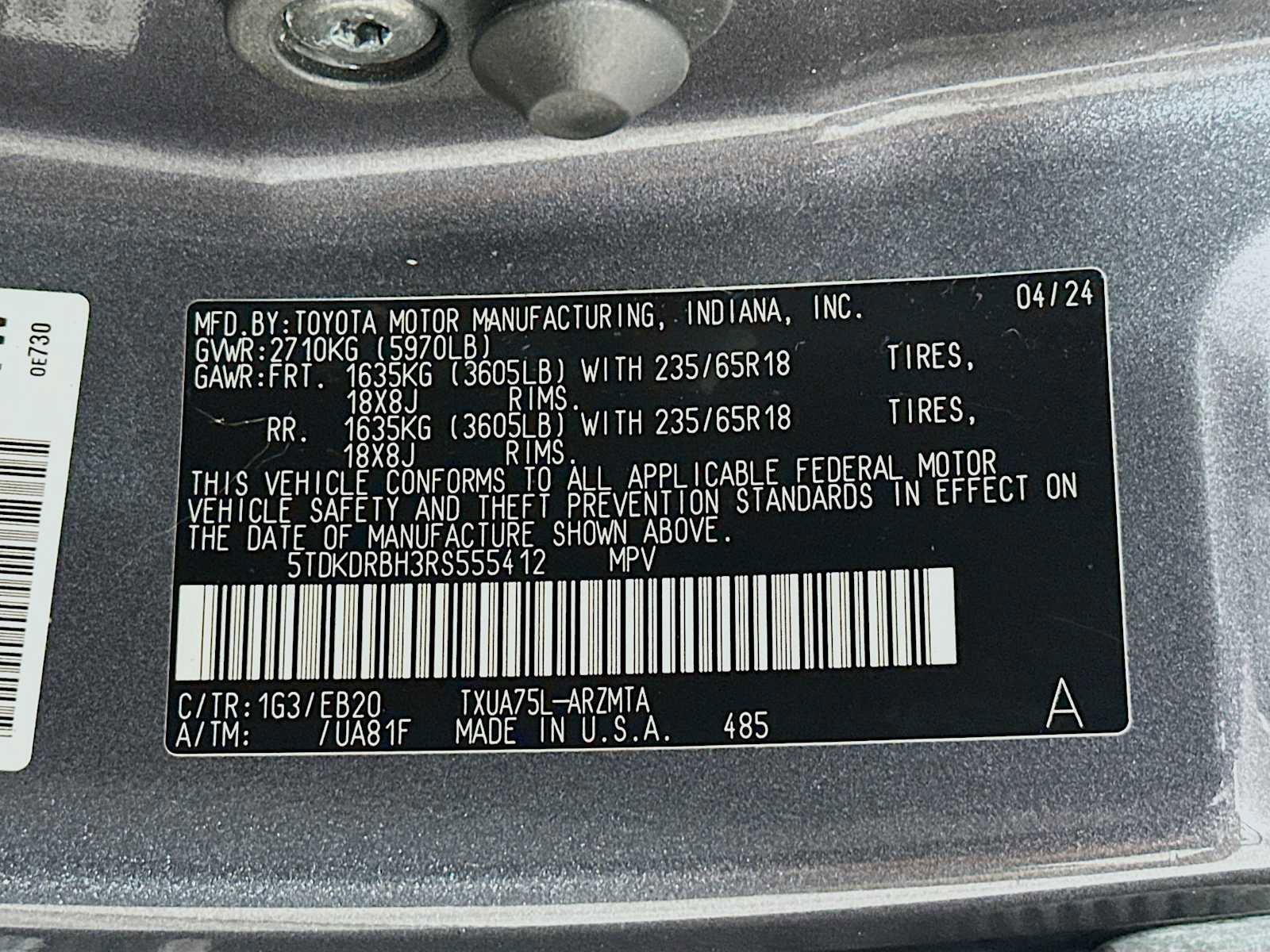 Used 2024 Toyota Highlander XLE image 31