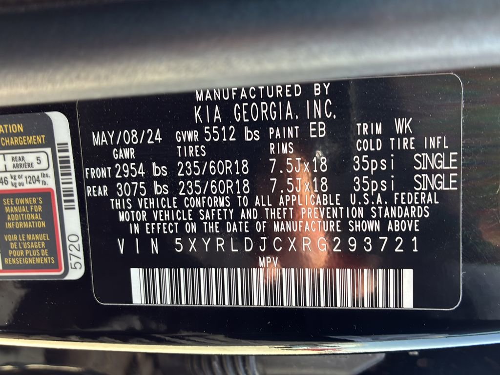 Certified 2024 Kia Sorento S AWD/4WD image 39